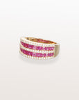Bardot Ruby & Diamond Statement Ring