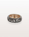 Black & White Pave Diamond Band