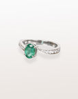 Emerald & Diamond Ring