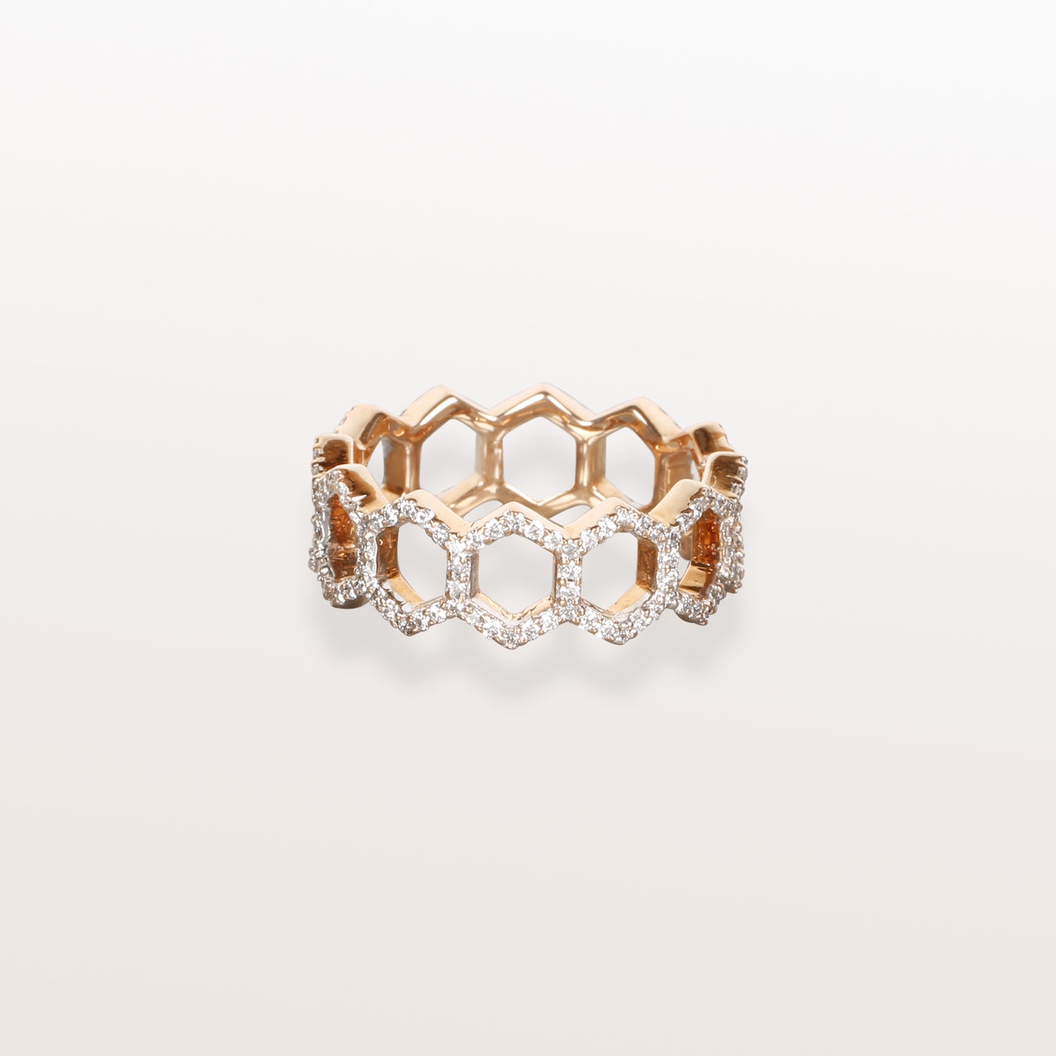 Multi Hexagon Diamond Ring