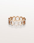 Multi Hexagon Diamond Ring