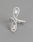 Two Pear Shape Diamond Ring