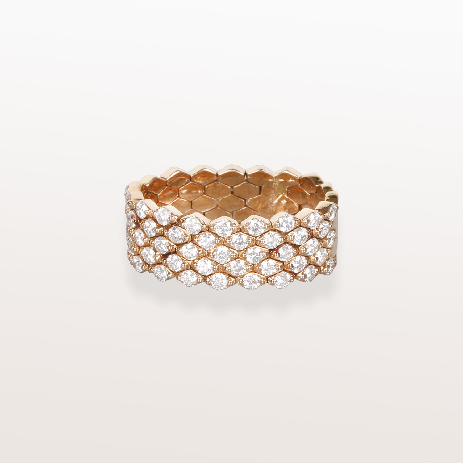 Flexible Micro Pave Diamond Band
