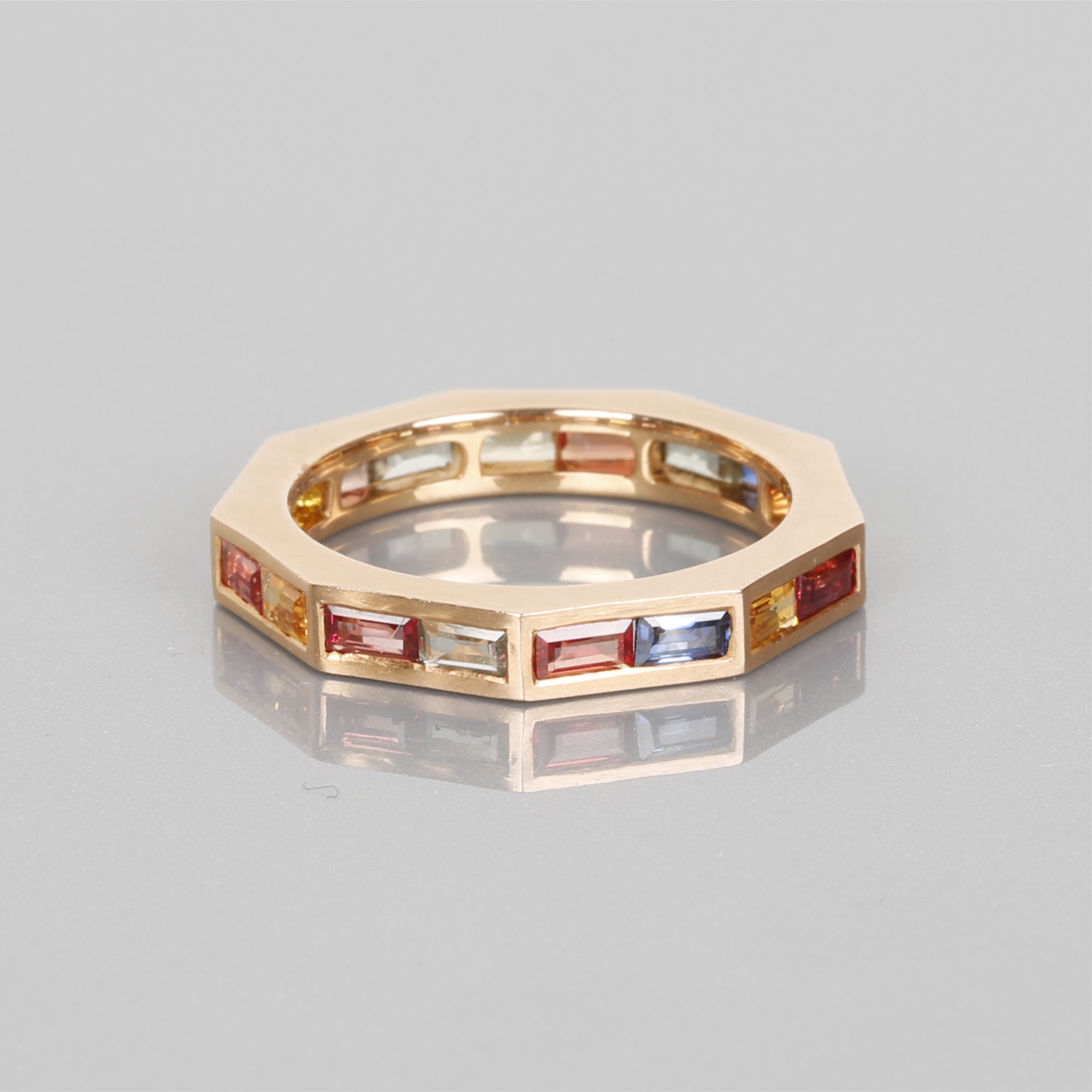 Ren Rainbow Sapphire Band