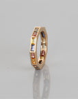 Rainbow Sapphire Band