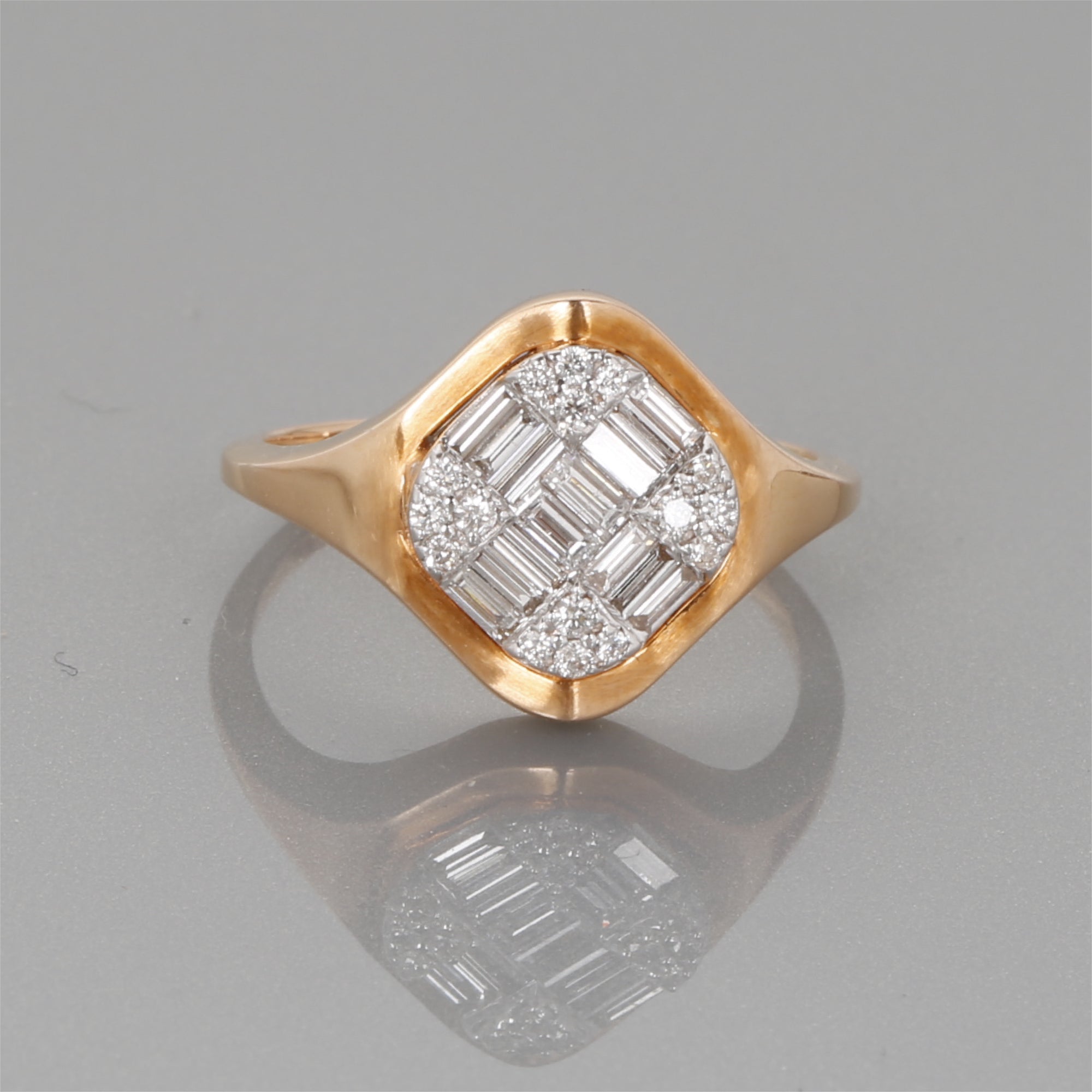 Signet Diamond Ring