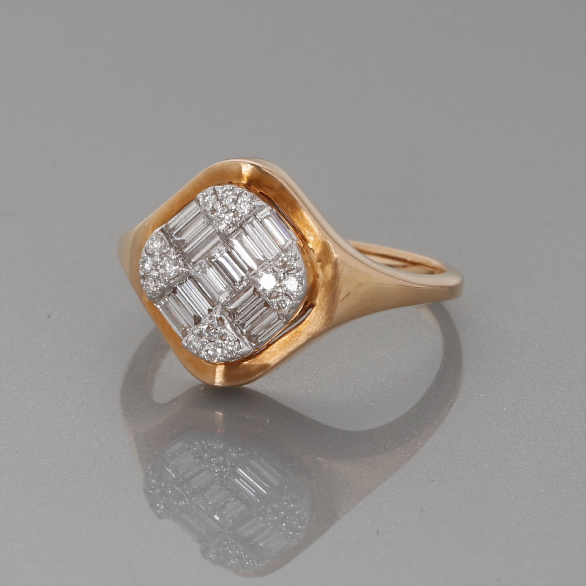 Signet Diamond Ring