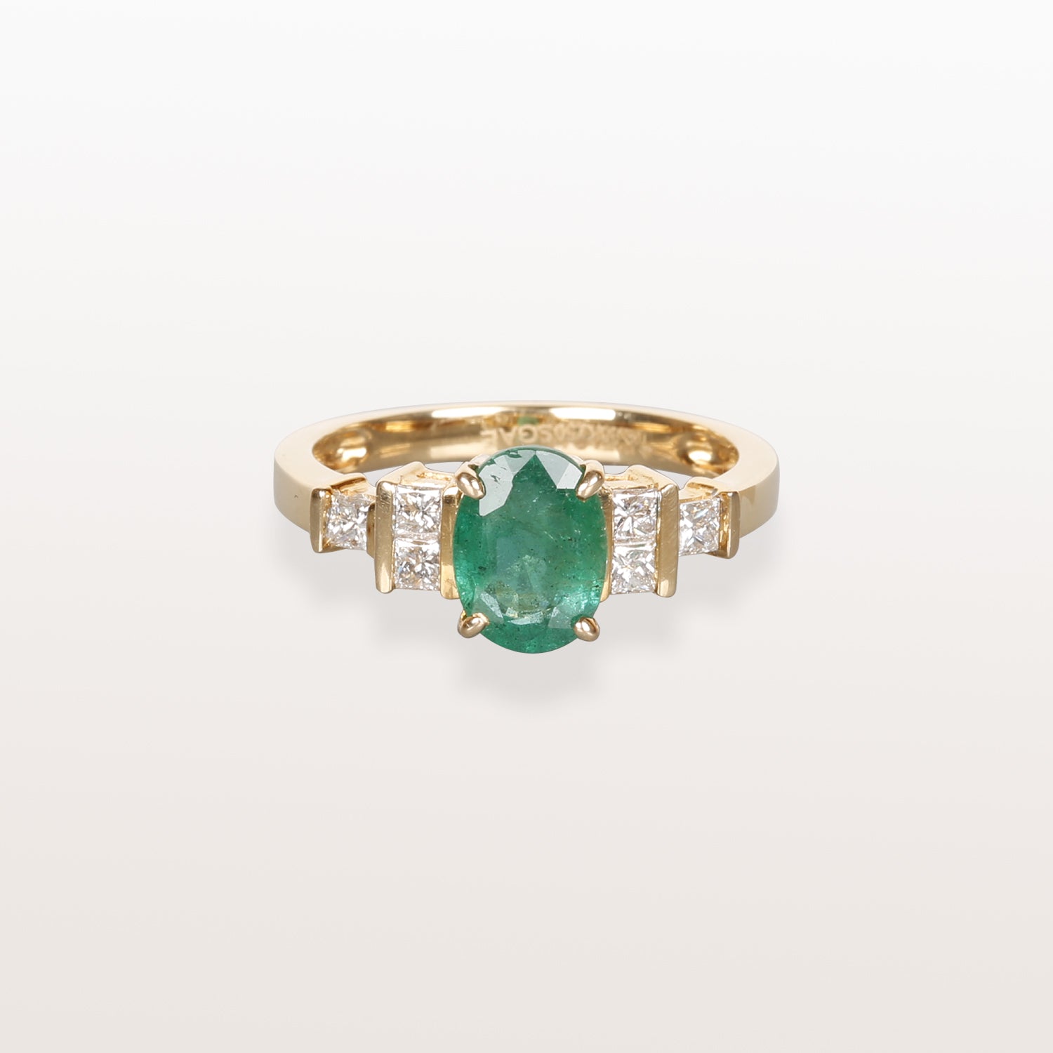 Art Deco Emerald & Diamond Ring