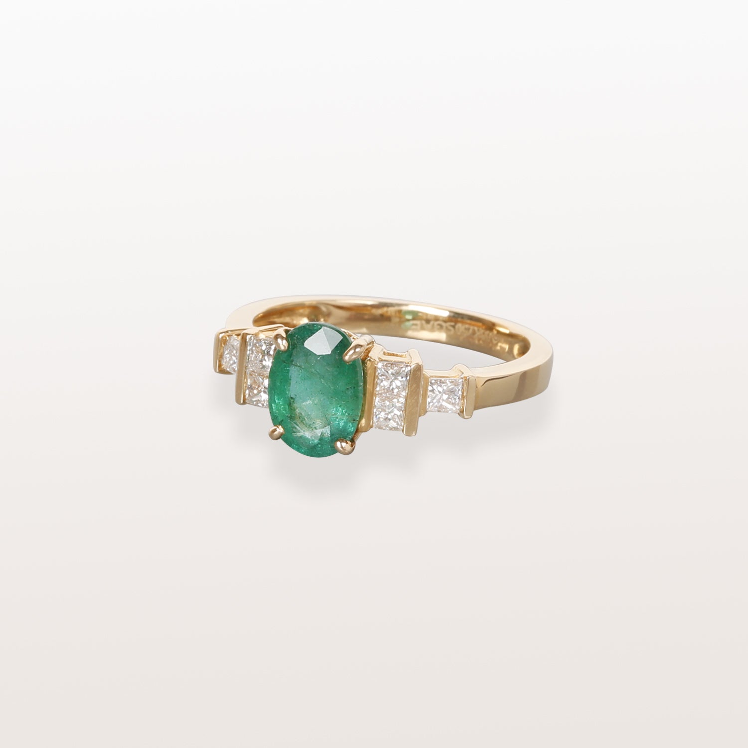 Art Deco Emerald & Diamond Ring