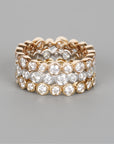 Three Stackable Rings