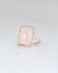 Candace Morganite Silver 925 Rings
