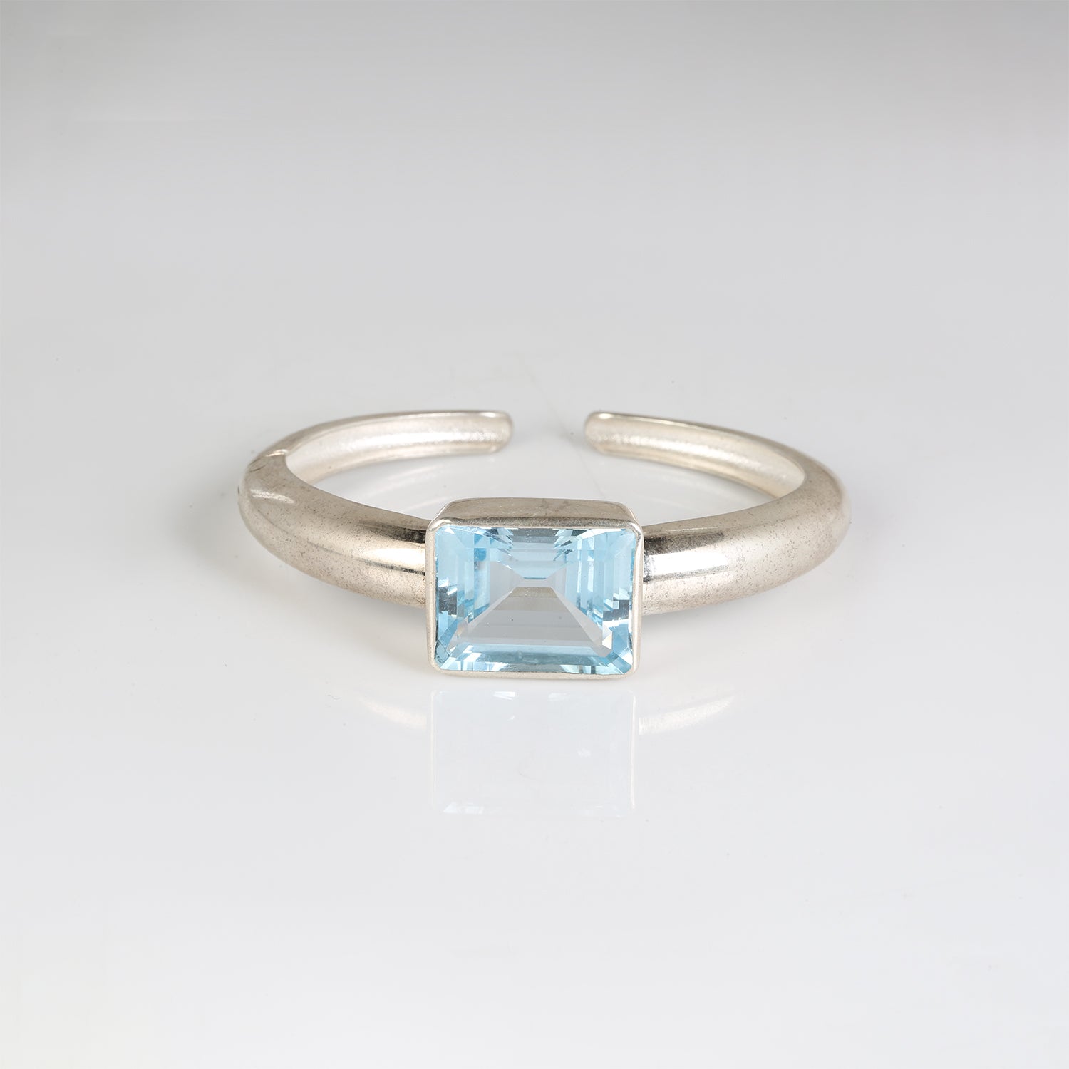 Asher Blue Topaz Silver 925 Bracelet