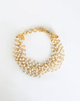 Beady Gemstone 18k Gold Plated Silver 925 Bracelet