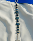 gemstone, blue, Labradorite Silver 925 Bracelet