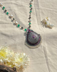 Festive Traditional Silver 925 Necklace