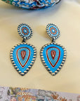 Samstha Enamel Silver 925 Earrings
