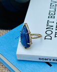 Timothy Tanzanite 18k Gold Plated Silver 925 Ring