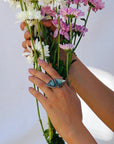 Gemstone Abalone Silver 925 Ring