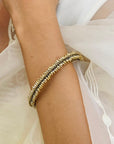festive Gold Plated Silver 925 Bangle