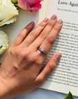 Aubrey Multi Sapphire & Diamond Sterling Silver Heart Ring