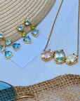 Carrillo Aquamarine 18K Gold Plated Silver 925 Necklace