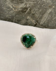 Tenzo Silver 925 Emerald Ring