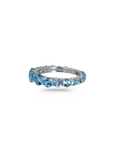 Blue Topaz 18K White Gold Ring
