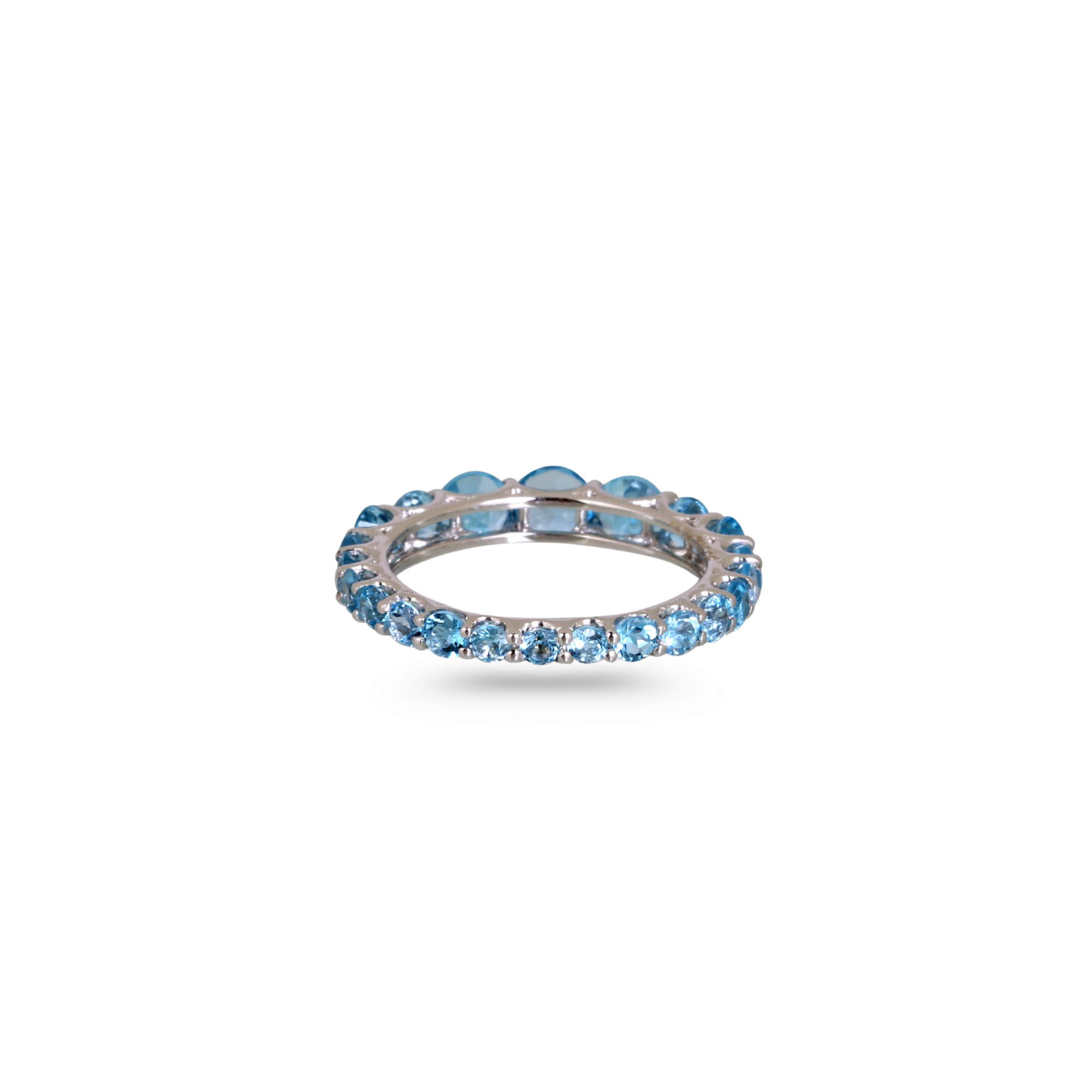 Blue Topaz 18K White Gold Ring