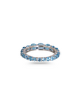 Blue Topaz 18K White Gold Ring