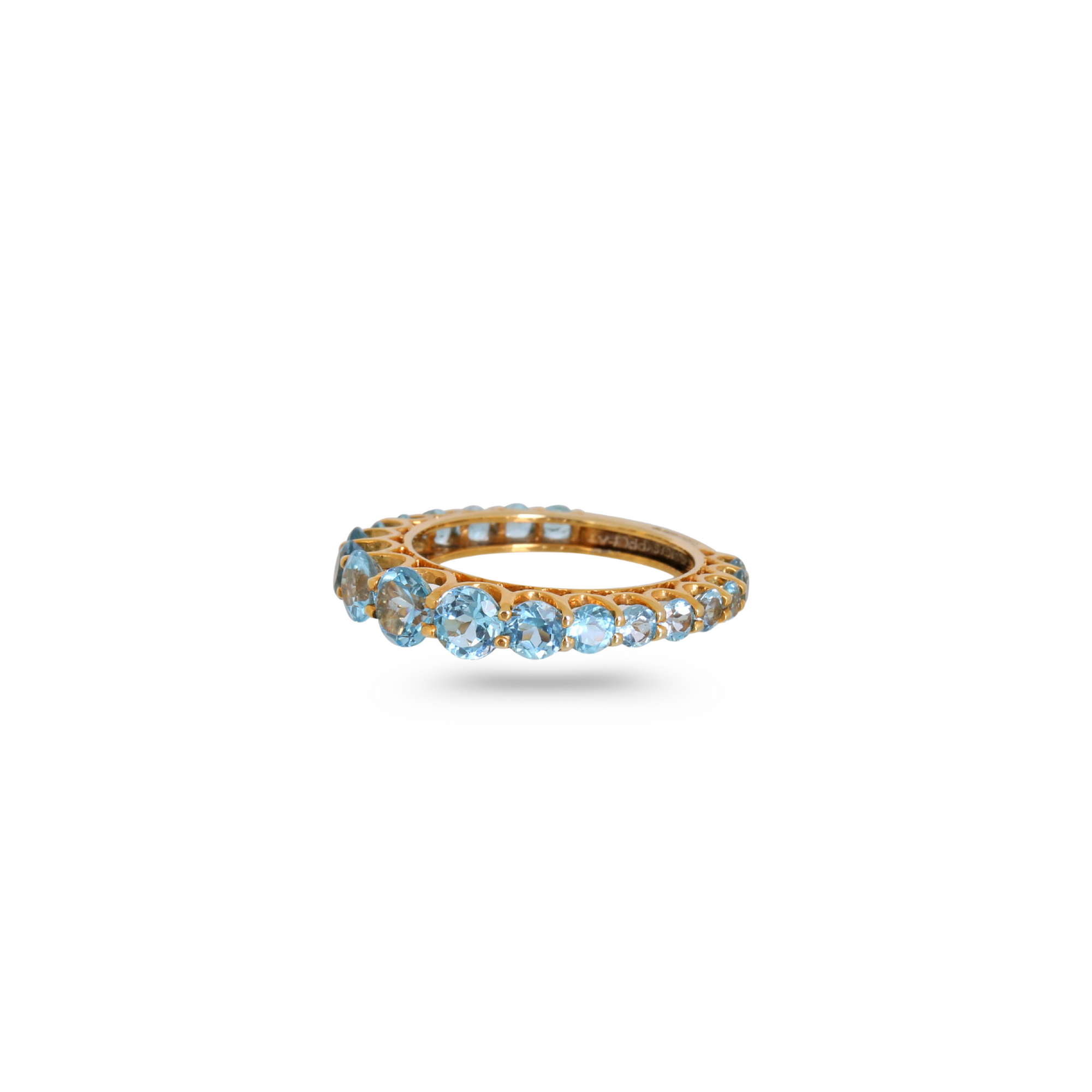 Blue Topaz 14K Gold Ring
