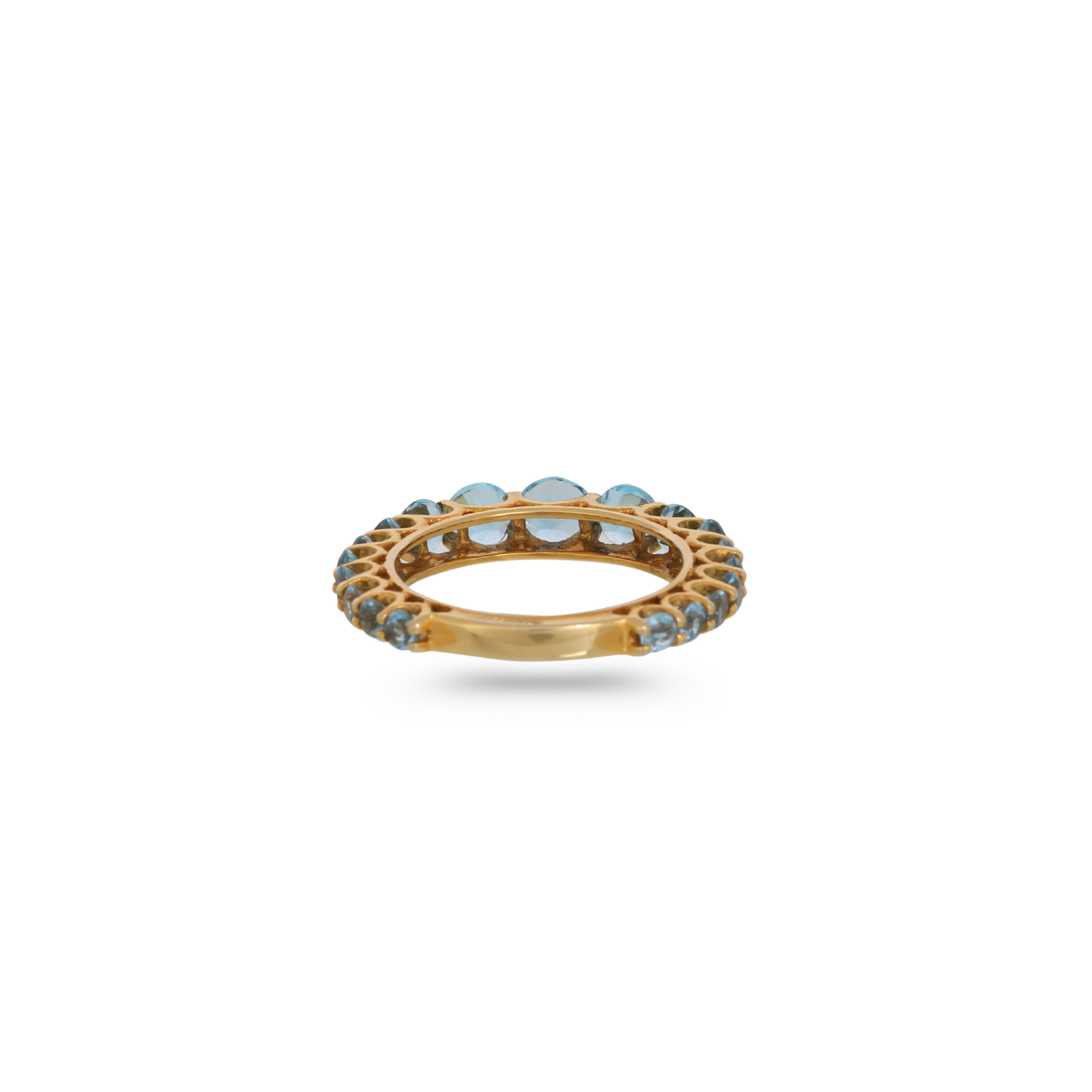 Blue Topaz 14K Gold Ring