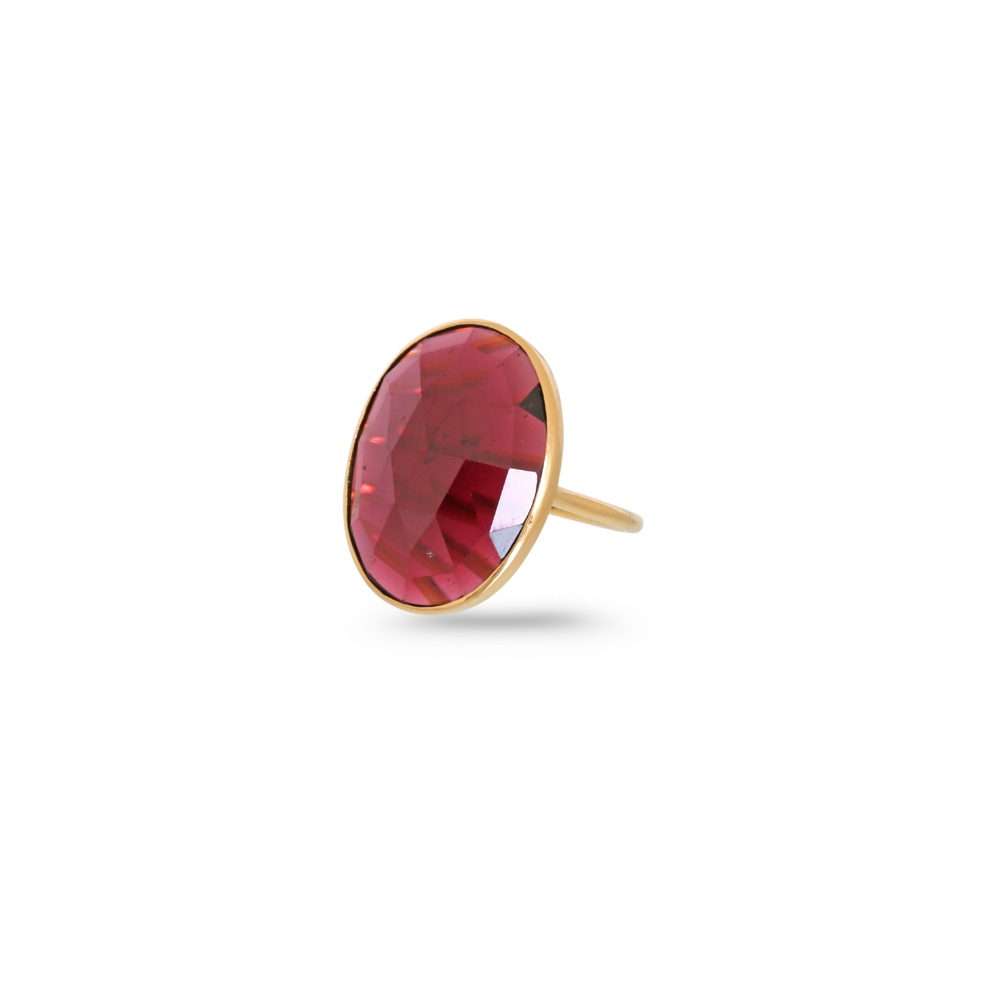 Garnet 18K Gold Ring