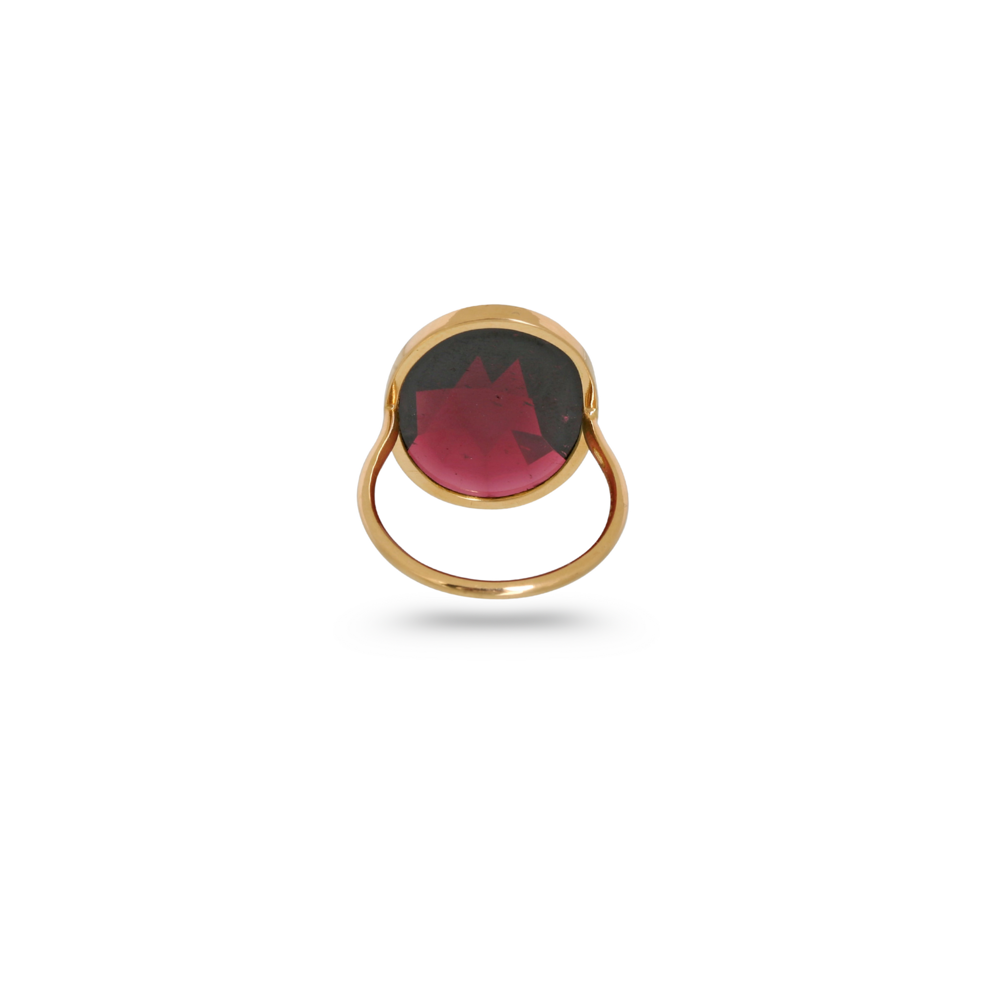 Garnet 18K Gold Ring