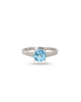 Blue Topaz 18K White Gold Ring