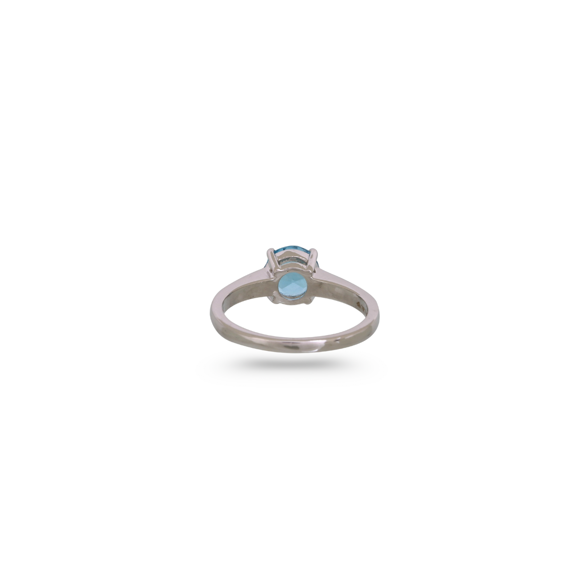 Blue Topaz 18K White Gold Ring