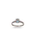 Blue Topaz 18K White Gold Ring