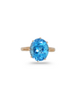 Blue Topaz 14K Gold Ring