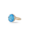 Blue Topaz 14K Gold Ring