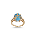 Blue Topaz 14K Gold Ring