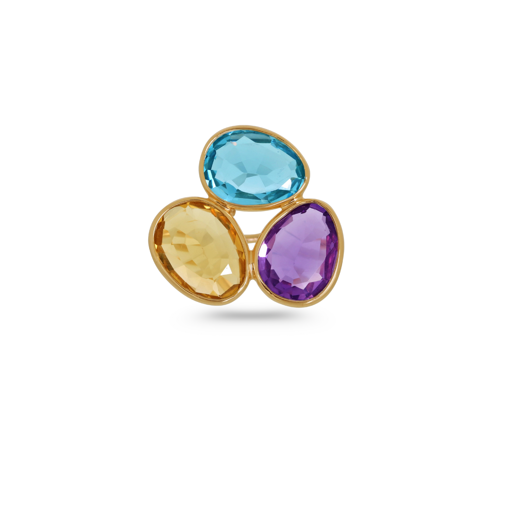 Colorstone 18K Gold Ring