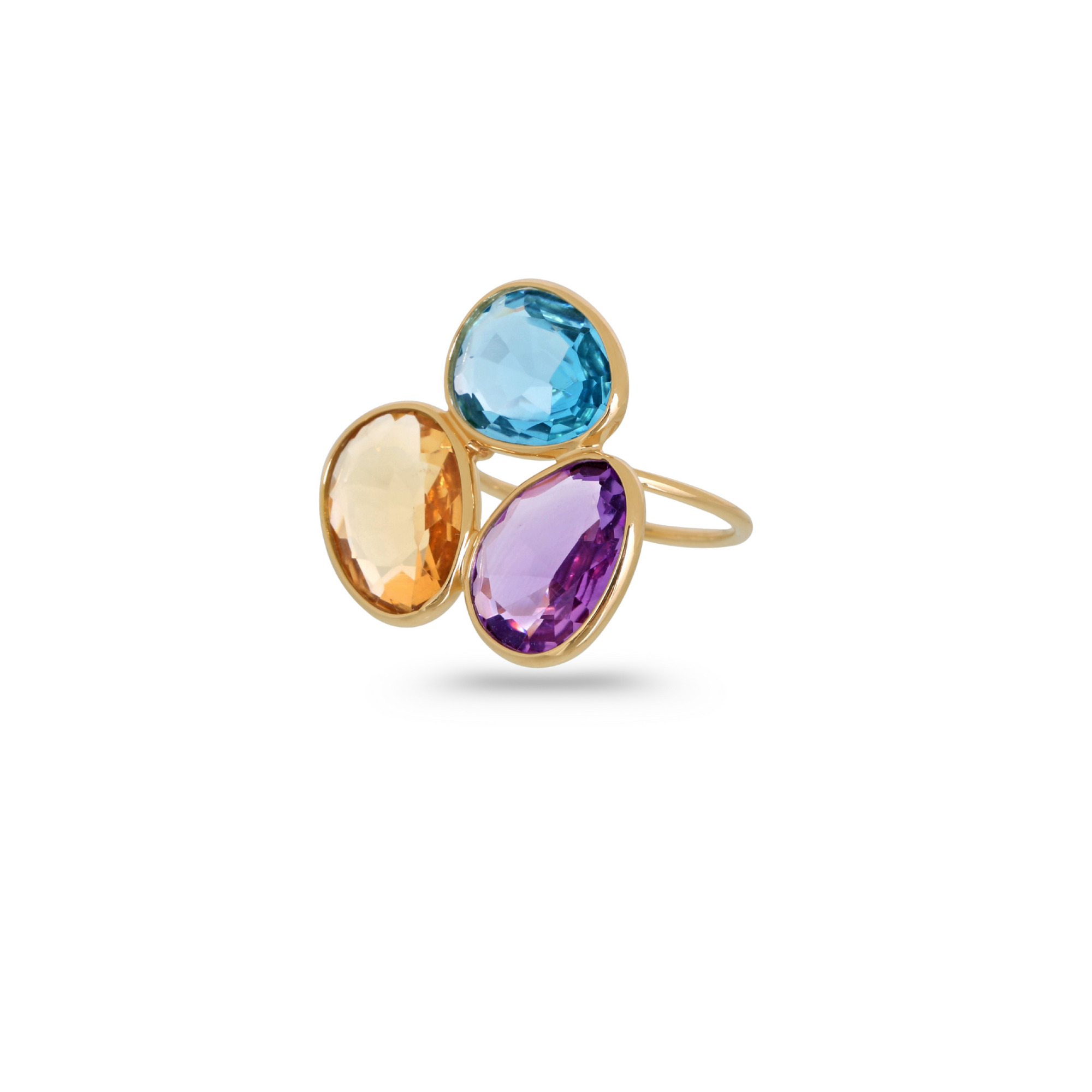 Colorstone 18K Gold Ring