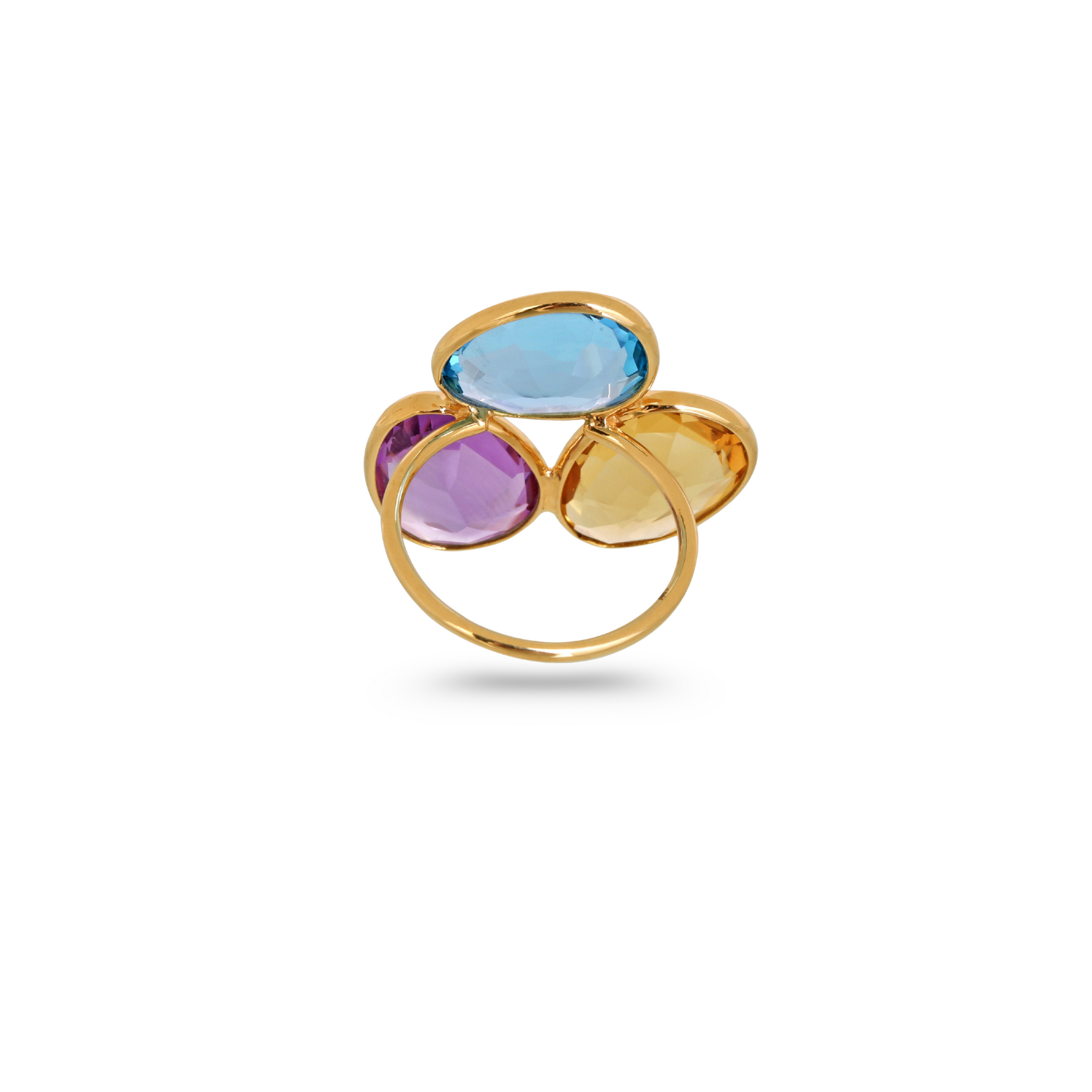 Colorstone 18K Gold Ring