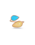 Opal and Turquoise 18K Gold Ring
