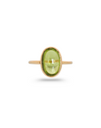Peridot Oval 18K Gold Ring