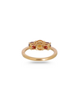 Garnet and Citrine 18K Gold Ring
