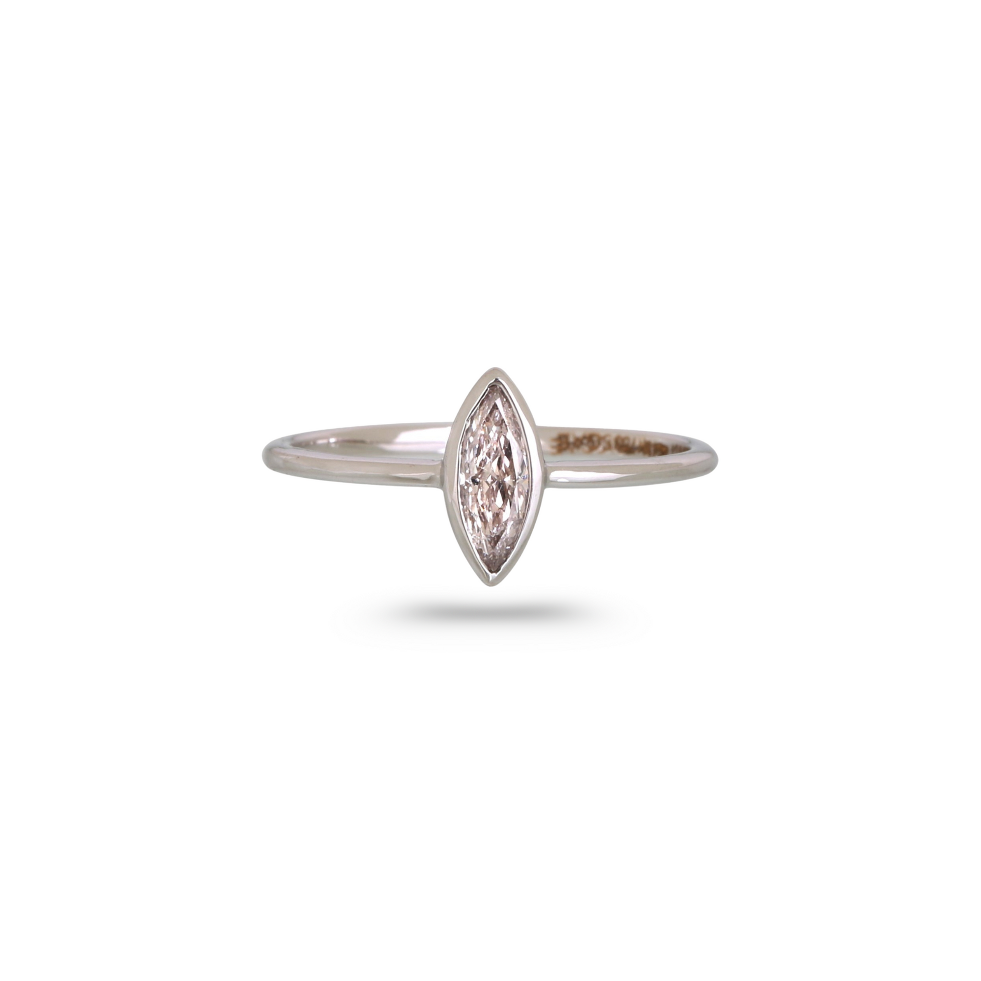 Marquise Diamond 18K White Gold Ring