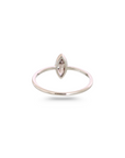 Marquise Diamond 18K White Gold Ring