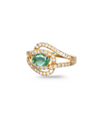 Emerald Diamond Ring