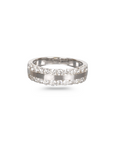 2 Channel Diamond Ring