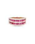 Bardot Ruby & Diamond Statement Ring